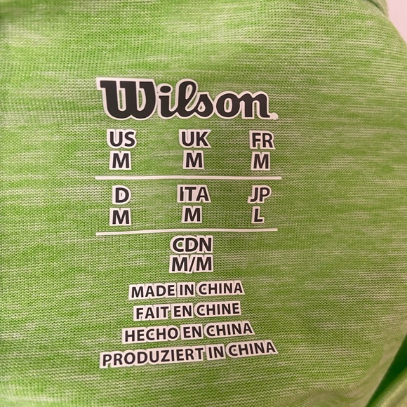 Wilson UWII Script Tech Tee - NWT - Blade Green - Picture 5 of 5